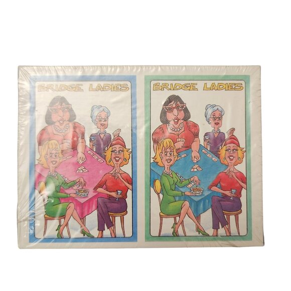 Respect Your Elders Bridge Ladies Double Card Deck Game Rummy Canasta - Picture 1 of 5